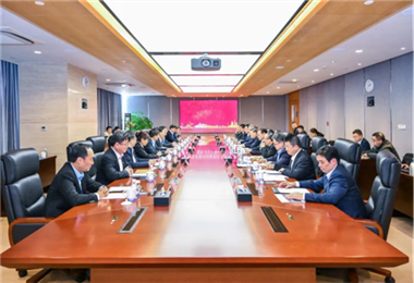 于旭波拜會中國寶武董事長、黨委書記胡望明
