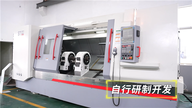 屹捷数控YJ-CK140ST型双头数控车床