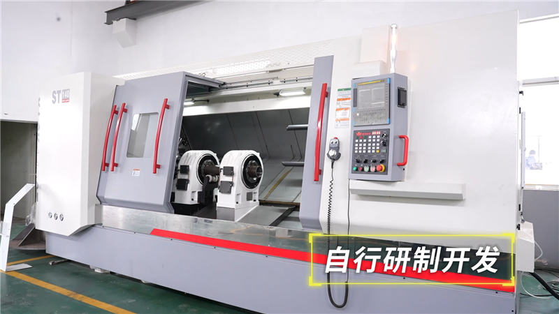 屹捷数控YJ-CK140ST型双头数控车床